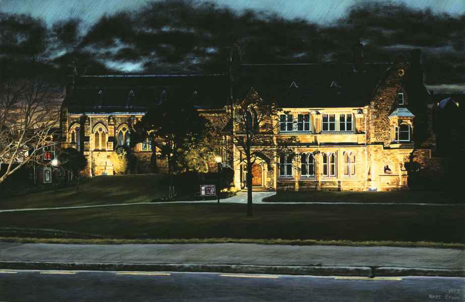 Provincial Chambers at twilight 1987